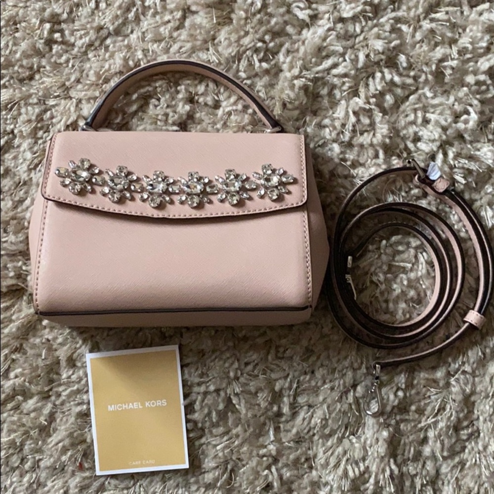 Michael Kors crossbody or clutch purse excellent